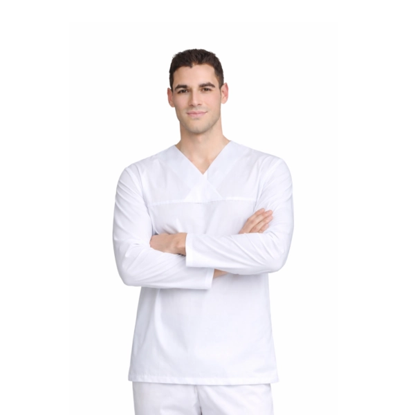 Bluza medyczna długi rękaw roz. 3XL – bluza medyczna – bluza lekarska robocza